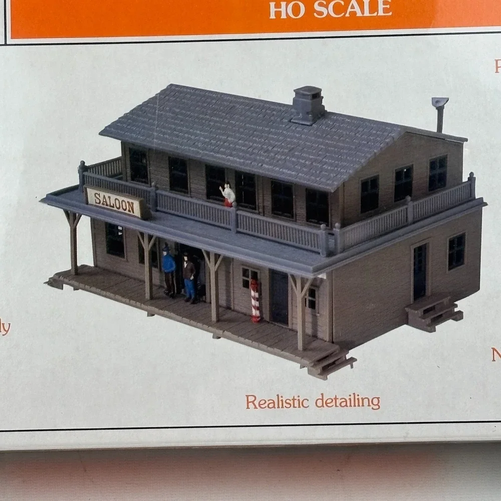 Bachmann Saloon Ho Scale Kit Plastic Model Building 2912‎ Plasticville